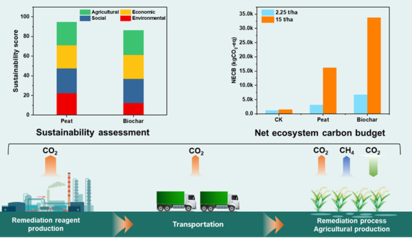 研究團隊基于全生命周期揭示炭基材料促進稻田重金屬污染可持續(xù)修復(fù)協(xié)同固碳